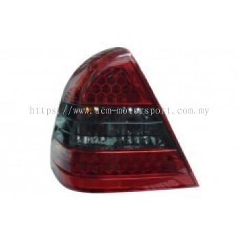 W202 Rear Lamp Crystal LED Red/Smoke