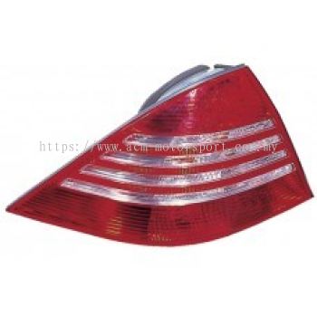 W220 Rear Lamp Crystal Red/Clear 