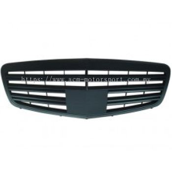 W221-FG04A 10 S65 Look Sport Grille All Black    