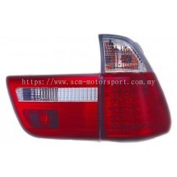 E53 00 Rear Lamp Crystal LED Clear/Red