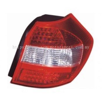 E87 Rear Lamp Crystal LED Red/Clear