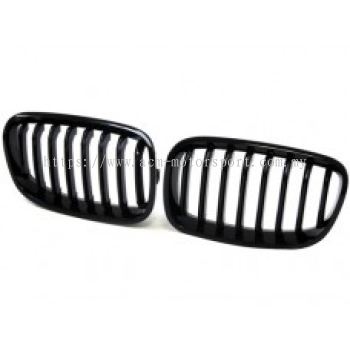 F20 12 Front Grille Gloss Black