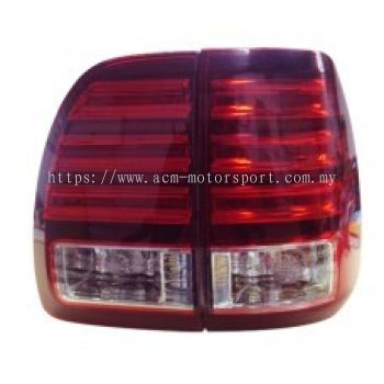 FJ100-98 Rear Lamp Crystal LED Red/Clear