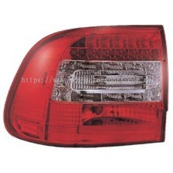 Cayenne'03 Rear Lamp Crystal LED Red/Clear