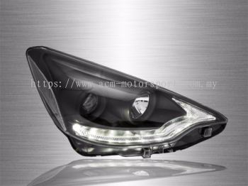 Prius C Projector Light Bar DRL Look Head Lamp 12