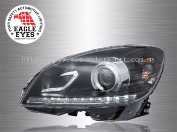 Mercedes Benz W204 Projector LED DRL Head Lamp 07~11