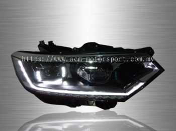 VW Passat B8 Projector LED Sequential Signal Head Lamp 2017