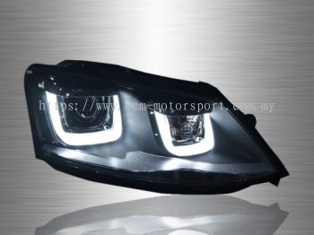 VW Jetta Projector LED U-Concept Head Lamp 