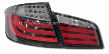 BMW F10 Rear Lamp Crystal LED W/ Light Bar Red