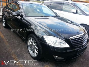 MERCEDES S-CLASS W221 SEDAN (SHORT WHEEL BASE) venttec door visor