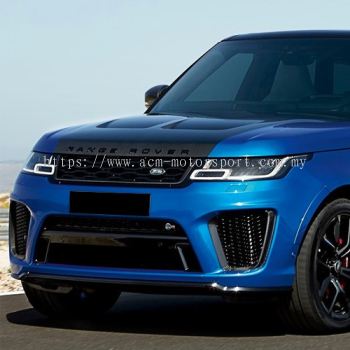 RANGE ROVER SPORT 2018 SVR Look Front Bumper & Rear Bumper