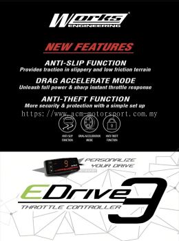 Perodua Myvi Works E-drive 3 Throttle Controller (2A) 