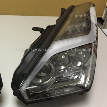 Nissan R35 Facelift Head Lamp Projector Titanium W/Light Bar + Full LED Function