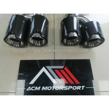 BMW G30 tail pipe bodykit carbon fiber exhaust
