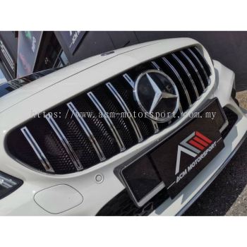 Mercedes-benz W205 GT Grill V2 with mesh protection