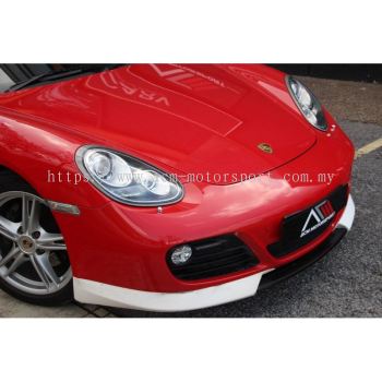 Bodykit fit for porsche 987.2  Bodykit made of FRP material Package consist front skirt, side skirt,