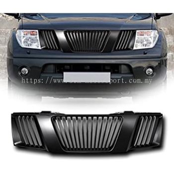 Nissan Navara 2005 front grill all black bodykit