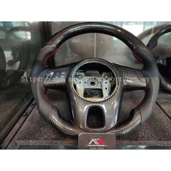 Kia forte carbon fiber steering