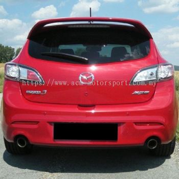 Mazda 3 `10 Rear Bumper Twin Outlet AE Style