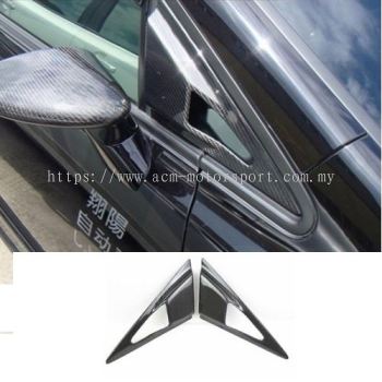 Civic FD `06-`11 Triangle Window Cover W/Carbon