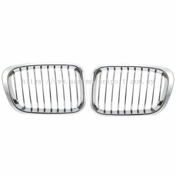 E46 4D `98 Front Grille All Chrome