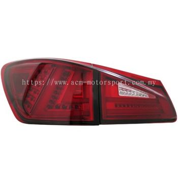 IS250 `06 Rear Lamp Crystal LED Red/Clear W/LED + Light Bar