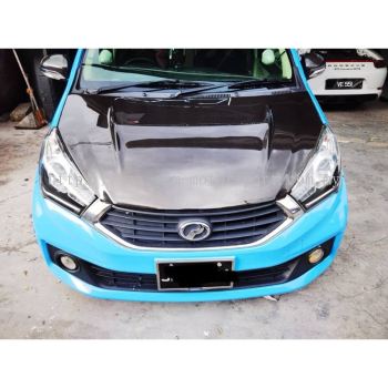 perodua myvi lagi best carbon fiber hood