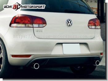 Volkswagen Golf GTi Bumper with Dual Outlet Muffler