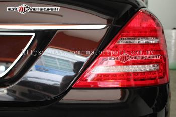 Mercedes benz W221 facelift tail light conversion