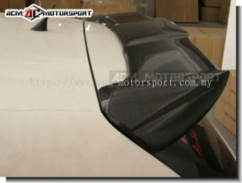 Volkswagen Polo hatchback carbon hood fiber spoiler