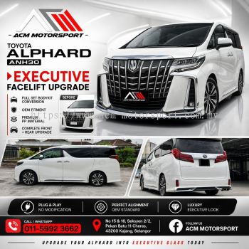 TOYOTA ALPHARD ANH30 EXECUTIVE FACELIFT UPGRADE