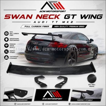 AUDI TT MK2 SWAN NECK CARBON FIBER SPOILER