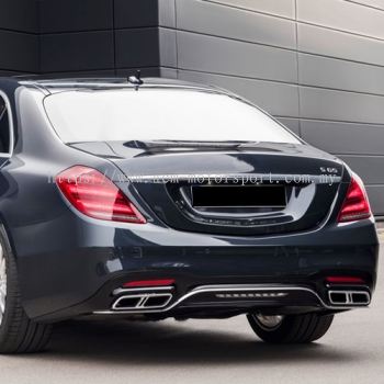 MERCEDES BENZ W222 `18 S63 S65 STYLE REAR BUMPER