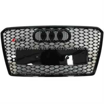 Audi A7 RS front grille all black 