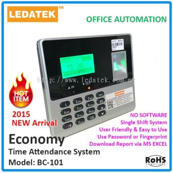 LEDATEK BC101 Biometric Time Attendance Machine