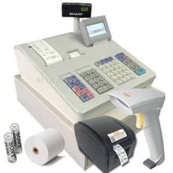 [Professional Plus] SHARP XEA 307 CASHIER WITH BARCODE SCANNER & PRINTER
