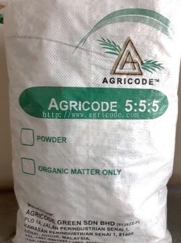 AGRICODE BIO ORGANIC COMPOUND FERTILIZER 555