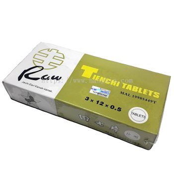 TIENCHI TABLETS 36'S (RAW)