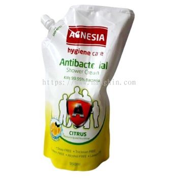 AGNESIA HYGIENE CARE ANTIBACTERIAL SHOWER CREAM (CITRUS) 850ML