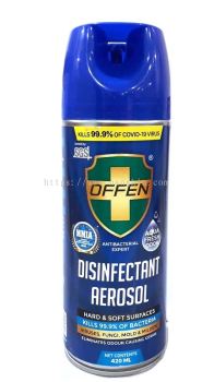 OFFEN DISINFECTANT AEROSOL SPRAY(AQUA FRESH ODOR) 420ML