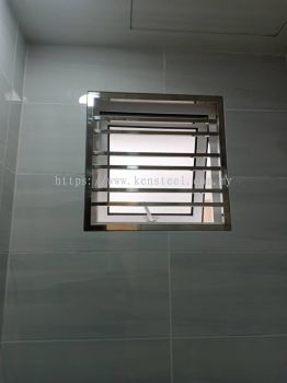 Stainless steel window grill