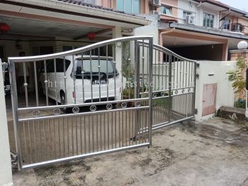 304 Stainless Steel Swing Main Gate  