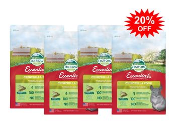 Oxbow Essentials Chinchilla Food (10lb) x 4 - Beh & Yo Trading Sdn Bhd