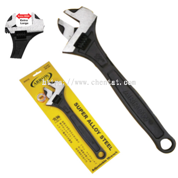 Black-Finished H/D Adjustable Wrench