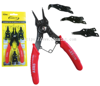 6" Combination Snap Ring Plier (Internal-External)