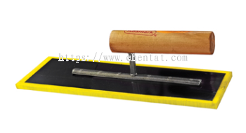 Steel Plate Trowel with Sponge Scrub