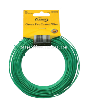 Green PVC Coated Wire