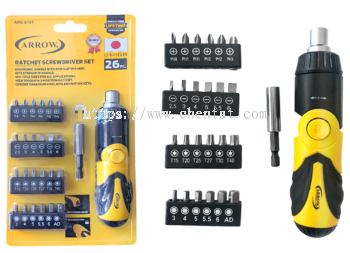 26 Pcs Ratchet Screwdriver Set