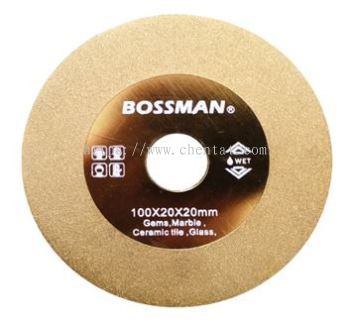 Continuous Diamond Coated Wheel 100x20x200mm - Blade Height 20mm