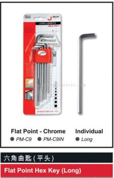 Flat Point Hex Key (Long)